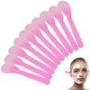 10pcs Makeup Spatula Cosmetic Spatulas Plastic Makeup Applicator Sticks Cream Mixing Spoon Beauty Scoop (Pink 4.96inch) Practical Design and Durable view 4