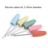 5pcs Nail Drill Bits for Nails, Nail Art Manicure Pedicure Accessories for Acrylic Gel Nail Cuticle Rubber Manicure Polishing Burr Nail File Set (F1) view 2