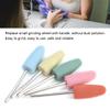 5pcs Nail Drill Bits for Nails, Nail Art Manicure Pedicure Accessories for Acrylic Gel Nail Cuticle Rubber Manicure Polishing Burr Nail File Set (F1) view 3