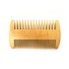 Beard Comb Wooden Mustaches Combs Dual Action Teeth Beard Comb for Beards Mustaches The Art of Shaving Beard Comb,Wood color Practical and Deft view 1