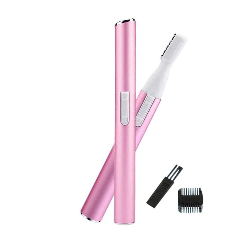 DABEDE Eyebrow Trimmer, Razor for Women Electric Facial Hair Remover, with Comb Eyebrow Epilator No Pulling Sensation Painless for Face Chin Neck Upper-Lip