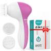 COSLUS Facial Cleansing Brush Silicone Face Scrubber: 2 in1 FBS-D Electric Exfoliating Device Waterproof Deep Cleaning Exfoliation Rotating Spa Machine - Electronic Skincare Wash Spinning System view 1