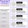 50pcs 80/80 Grit Nail Files Acrylic Nails Emery Boards File Professional Nail Art Tools for Home,Salon,Strong,Double Sided view 4