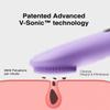 NgraCoola CLIE Facial Cleansing Brush - Waterproof & Rechargeable Face Scrubber for Men & Women, Cleansing, Exfoliating & Massaging - Violet view 3