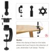 Mannequin Head with 100% Real Hair for Cosmetology, CENOZ 18" Light Brown Hairdresser Training Head with Clamp Holder and Tool, Doll Head Mannequin Head for Hair Styling Practice view 3