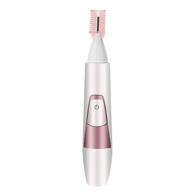 DABEDE Eyebrow Trimmer for Women, Precision Eyebrow Razor for Women Electric Facial Hair Remover with Comb No Pulling Sensation Painless for Face Chin Neck Upper-Lip