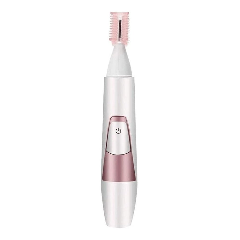 DABEDE Eyebrow Trimmer for Women, Precision Eyebrow Razor for Women Electric Facial Hair Remover with Comb No Pulling Sensation Painless for Face Chin Neck Upper-Lip