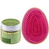 The Ultimate Self-Care Duo for Nourished Lips and Tangle-Free Hair: 100% Natural Lip Scrub Matcha Latte and Hair Detangler Brush in Rose Gold view 1