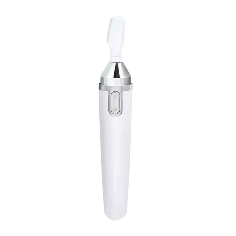 DABEDE Eyebrow Trimmer, Eyebrow Razor for Women and Men, Painless Instant Hair Removal, Great for Eyebrows, Face Hair (Color : White)