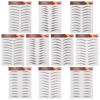 Lurrose Eyebrow Sticker: 10 Sheets 51 Pairs Black Hair-like Eyebrow - Grooming Shaping Tattoo Brow for Women Makeup Supplies, 5 Style view 1