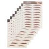 Lurrose 8 Sheets Imitation Eco Eyebrow Sticker False Eyebrows for Women Waterproof Stickers Eyebrow Makeup Tool Sticker Decor Eyebrow Stickers Transfer Stickers Make up 3d Cosmetic view 1