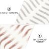 Lurrose 8 Sheets Imitation Eco Eyebrow Sticker False Eyebrows for Women Waterproof Stickers Eyebrow Makeup Tool Sticker Decor Eyebrow Stickers Transfer Stickers Make up 3d Cosmetic view 4