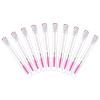 FRCOLOR 10pcs Eyelash Wands with Handle Portable Eyelash Tube for Makeup Spiral Brush Head for Charming Lashes and Eyebrows Vibrant Colors view 1