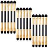 COHEALI Makeup Sponge Makeup Sponge Makeup Set Eyeshadow Brushes 15Pcs Women Makeup Brushes Double-sided Eyeshadow Applicators Handle Makeup Sponge Makeup Set Makeup Set view 1