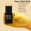 BOBISUKA Gold Face Paint Stick, Waterproof Metallic Golden Full Body Paint Sticks, Blendable Painting Kit for Halloween Makeup SFX Cosplay Special Effects Fancy Parties Cosplay Costume Stage view 2