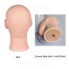 Ruilong Male Bald Mannequin Head for Wig Making Hat and Glasses Display Model Head, Professional Cosmetology Head Beige Color view 4