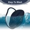 Crystal Hair Eraser,Reusable Crystal Hair Remover Magic Painless Exfoliation Hair Removal Tool, Magic Hair Eraser for Back Arms Legs Fast & Easy Crystal Hair Eraser for Women and Men -Ink Blue view 2