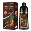 Fedulili Instant Dark Red Wine Hair Dye Shampoo for Gray Hair, Natural Hair Color Shampoo for Women Men, 100% Coverage for Salon Home Use, 17.5 Fl Oz (Dark Red Wine) view 1