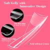 Lionvison Square Nail Tips NO C Curve, XL Clear Nail Tip for Acrylic Nails Professional, Long Nail Tips Straight Flat Pre Shaped Half Cover False Nails French Tips for Nail Salon Home DIY, 12 Sizes view 4