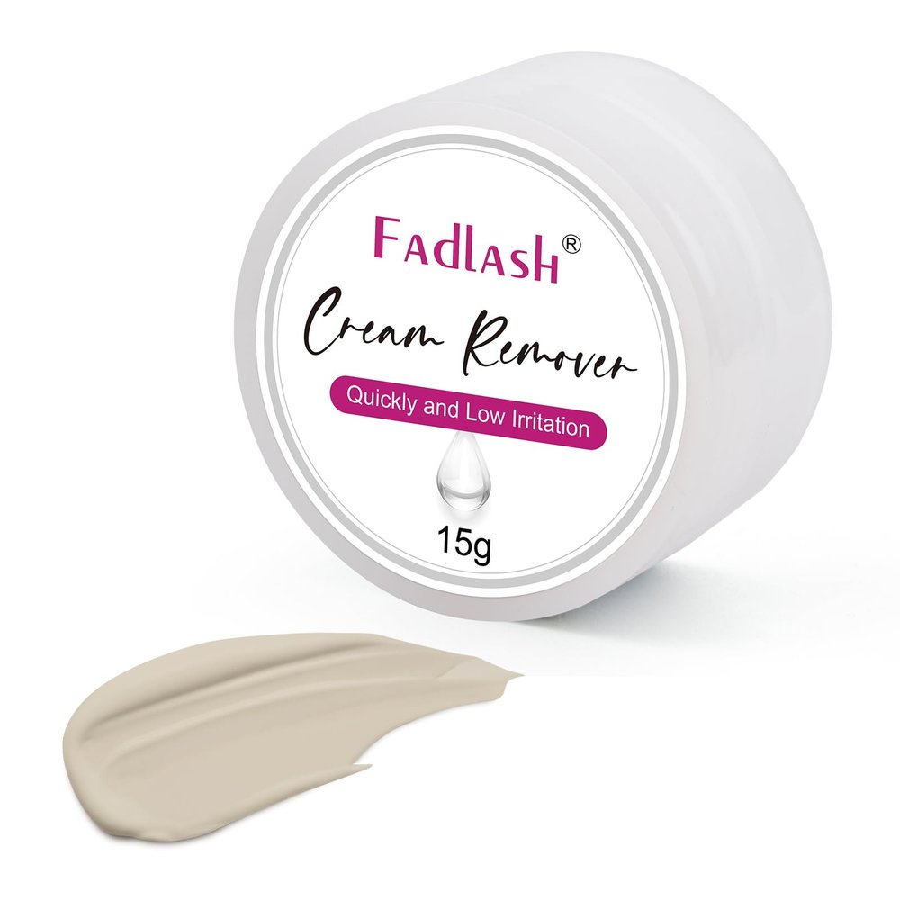 Lash Extension Remover 15g Cream Eyelash Extension Remover Quickly and Low Irritation Lash Remover for Lash Extensions Sensitive Skin Eyelash Glue Remover for Salon Lash Glue Remover (Tasteless)