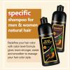 Fedulili Instant Coffee Hair Dye Shampoo for Gray Hair 3 in 1, Natural Hair Color Shampoo for Women Men Brown Colors in 10-15 mins, 100% Coverage Long Lasting Brown Hair Dye 17.5 Fl Oz view 4