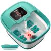 HOSPAN Collapsible Foot Spa with Heat, Bubble, Red Light, and Temperature Control, Foot Bath Massager with 8 Shiatsu Massage Rollers, Pedicure Foot Spa for Relaxation - FS01A view 1