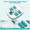 HOSPAN Collapsible Foot Spa with Heat, Bubble, Red Light, and Temperature Control, Foot Bath Massager with 8 Shiatsu Massage Rollers, Pedicure Foot Spa for Relaxation - FS01A view 2