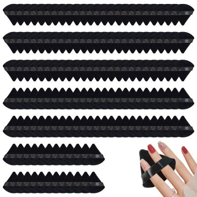WEBBYBEAR 150 Pcs Powder Puff Face Soft Triangle Makeup Puff for Loose Powder Mineral Powder Body Powder Velour Cosmetic Foundation Wet Dry Sponge Makeup Tools (Black)