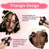 WEBBYBEAR 150 Pcs Powder Puff Face Soft Triangle Makeup Puff for Loose Powder Mineral Powder Body Powder Velour Cosmetic Foundation Wet Dry Sponge Makeup Tools (Black) view 4