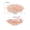 Szydbhd set optional French hair clip vintage wedding hair clip gold-plated inlaid artificial rhinestone pearls suitable for gifts (5-piece set) view 2