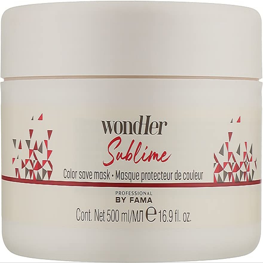 Professional By Fama Wondher Sublime Color Save Mask 500 ml nourishes the hair fibre intensively and thickens the hair structure.