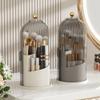 LZYLL Makeup Brush Holder Organizer with Lid-360 Rotating Luxury Cosmetic Organizer Makeup Organizer Lipstick Eyebrow Pencil Holder for Vanity Desktop Bathroom Countertop view 4