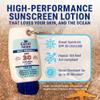Coral Isles Sunscreen SPF 30 | Hawaii Compliant as Reef Safe | Octinoxate & Oxybenzone Free | Broad Spectrum UVA/UVB Protection | Water Resistant 80 Min. | Fragrance Free | 2 Fl Oz (Pack of 2)) view 2