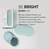 BOTTLE NONE | be BRIGHT Travel Set Includes be Bright Shampoo and Conditioner Bars for Blond, Natural Red & Grey Hair with Travel Soap Dish | PH Balanced/Salon Grade/Natural | 50+ Washes view 2
