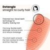 Tangle Teezer Ultimate Detangler Brush for Wet & Dry Hair, Eliminates Knots & Reduces Breakage for All Hair Types, Amazon Exclusive Apricot view 2