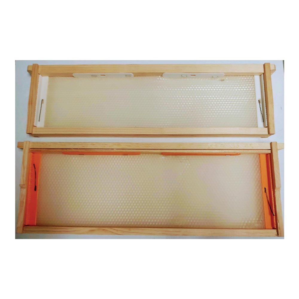 Anthony's Beehive New! Wire Free Beeswax Foundation Gripper for Comb Honey Production 60 Pack (for Shallow Langstroth Frames)