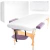 Mixweer 30 Pcs 39" x 87" Disposable Massage Table Sheets Fitted Non Woven Spa Bed Cover Bed Sheets Breathable Not Oil Proof Massage Table Protective Cover for Beauty Salon Facial Body(White) view 1