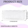 Mixweer 30 Pcs 39" x 87" Disposable Massage Table Sheets Fitted Non Woven Spa Bed Cover Bed Sheets Breathable Not Oil Proof Massage Table Protective Cover for Beauty Salon Facial Body(White) view 2
