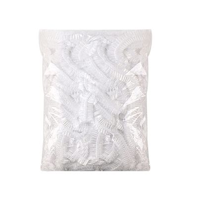 100pcs Disposable Shower Cap Elastic Mesh Shape Non-Woven Bath Hat for Eyelash Extension Clear Waterproof Hair Hat Shower Cap