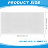 Mixweer 30 Pcs Oilproof and Waterproof Massage Table Sheets Fitted Spa 39 x 87 Inches Bed Cover Disposable Protective Sheets for Beauty Salon Skincare(White) view 2