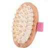 AnHua Natural Hand-Held Wood Massager Circulation Body Brush SPA Skin Brush Cellulite Reducer-Pink view 1
