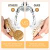 AnHua Natural Hand-Held Wood Massager Circulation Body Brush SPA Skin Brush Cellulite Reducer-Pink view 4
