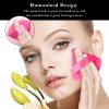 RAREIUS 8pcs Triangular Powder Puff Face Soft Velvet Makeup Puff for Loose Powder Body Powder Makeup Sponge for Contouring Wet Dry Foundation Blender Sponge Beauty Makeup Tool.(Rose Red) view 4
