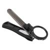 DOACT Nail Clippers Set with Removable Magnifying Glass, Black, Portable Fingernail and Toenail Care Tools view 4