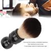 Men Shaving Brush for Home Salon, Ergonomic Beard Brush with Resin Handle and Nylon Soft Hair, Portable Easy Cleaning Shave Brush for Face Grooming, Skin Friendly Barber Brush for Dirt Removal view 2