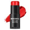 BOBISUKA Pro Red Face & Body Paint Stick, Blendable Red Eyeblack Painting Sticks for Sports, Facepaints for Halloween Makeup Clown Joker Devil Cosplay Special Effects Costume SFX Party view 1