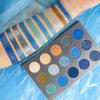 Afflano Blue Eyeshadow Palette Purple Eye Shades Holographic Makeup, Color Changing Multichrome Eyeshadow Chrome,Highly Pigmented Electric Purple Duochrome Chameleon Eyeshadow for Blue Green Old Women view 3