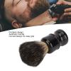 Shave Brush for Men, Easy Cleaning Beard Brush with Comfortable Handle, Portable Beard Shaving Tool for Residue Debris Dirt Removal, Skin Friendly Barber Cleaning Brush for Face Grooming view 2