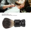 Shave Brush for Men, Easy Cleaning Beard Brush with Comfortable Handle, Portable Beard Shaving Tool for Residue Debris Dirt Removal, Skin Friendly Barber Cleaning Brush for Face Grooming view 3