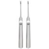 COHEALI 2pcs Cuticle Fork Trimmer Stainless Steel Nail Cuticle Pusher Remover Dead Skin Removal Fork Pedicure Manicure Nail Cleaner Tool for Fingernail Toenails view 1